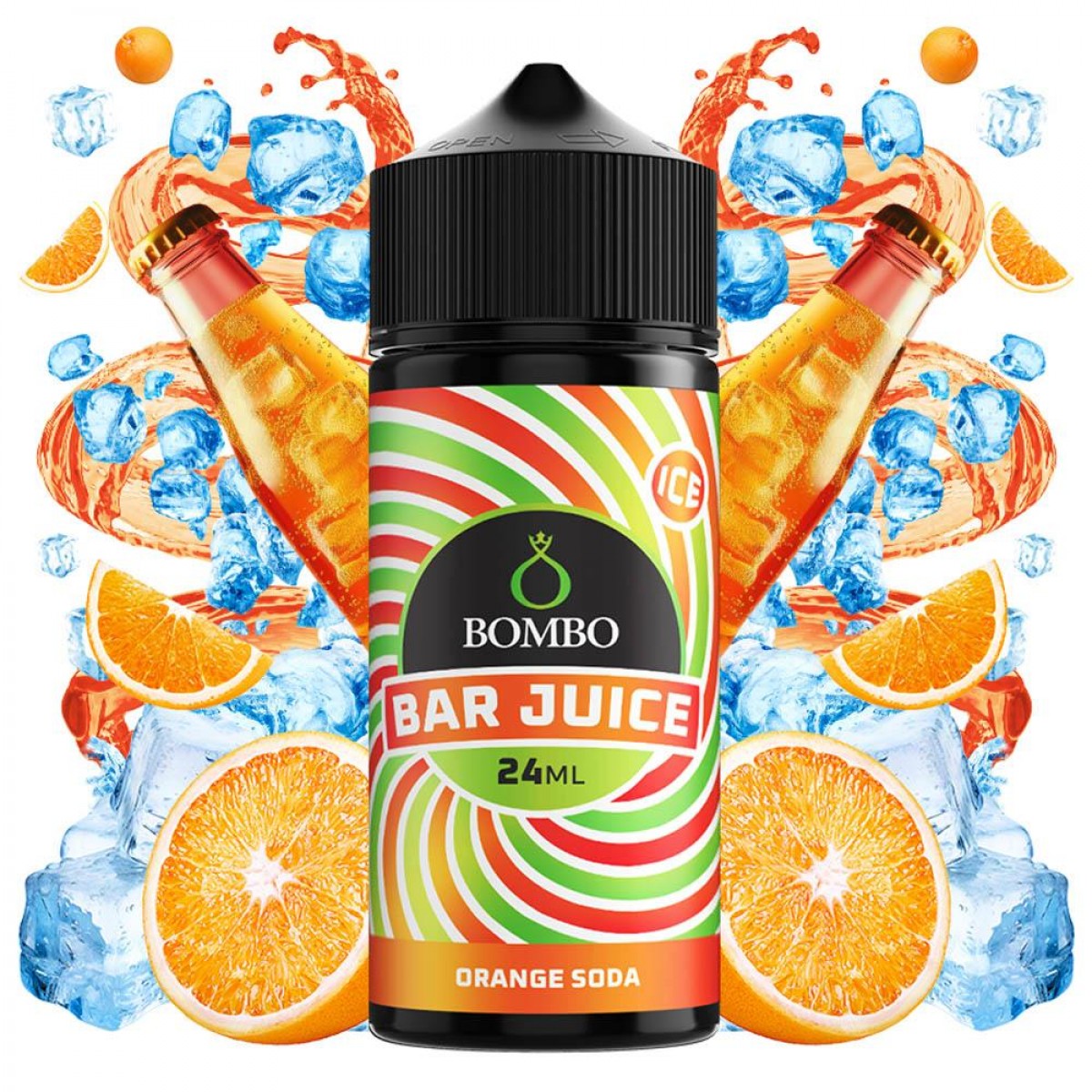 BOMBO BAR JUICE ORANGE SODA 24ML/120ML FLAVORSHOT